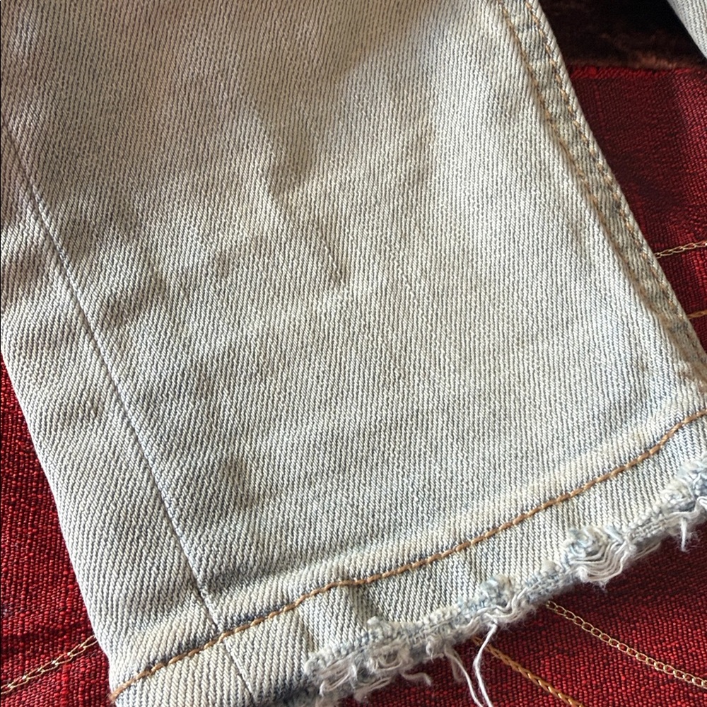 Rock revival gaby Distressed Cream Jeans - Picture 8 of 12